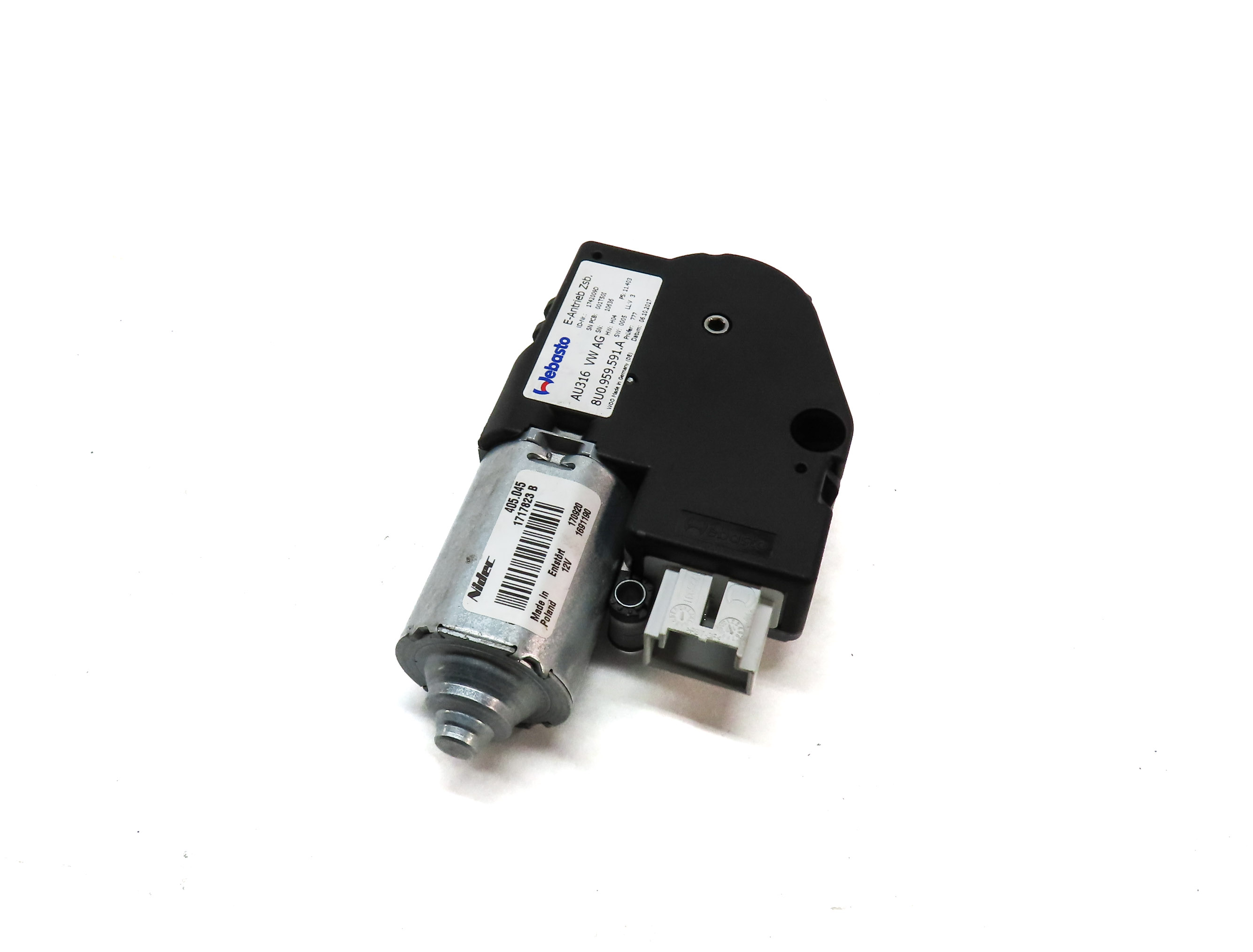 2015-2018 AUDI Q3 (8U) SUNROOF SUN ROOF WINDOW MOTOR — exact item pictured